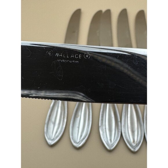 4 Wallace AMERICAN TRADITION Stainless Steel Dinner Knives Indonesia - Picture 5 of 5